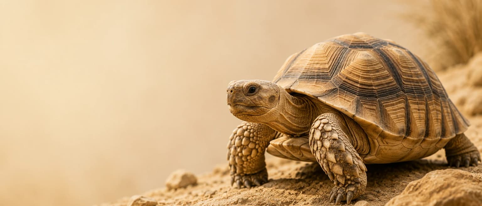 เต่าซูลคาต้า Centrochelys sulcata