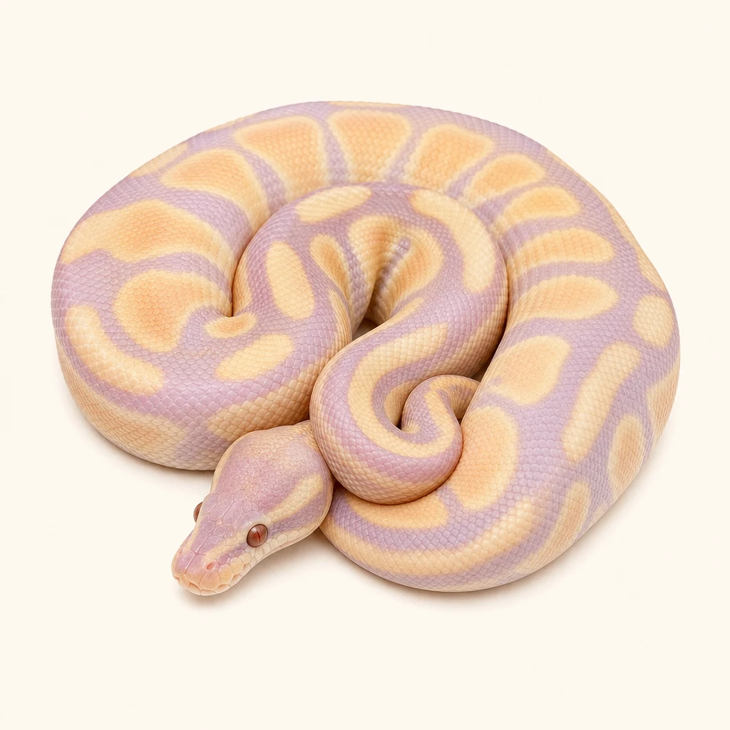 Lavender Albino 66% Possible Het Piebald