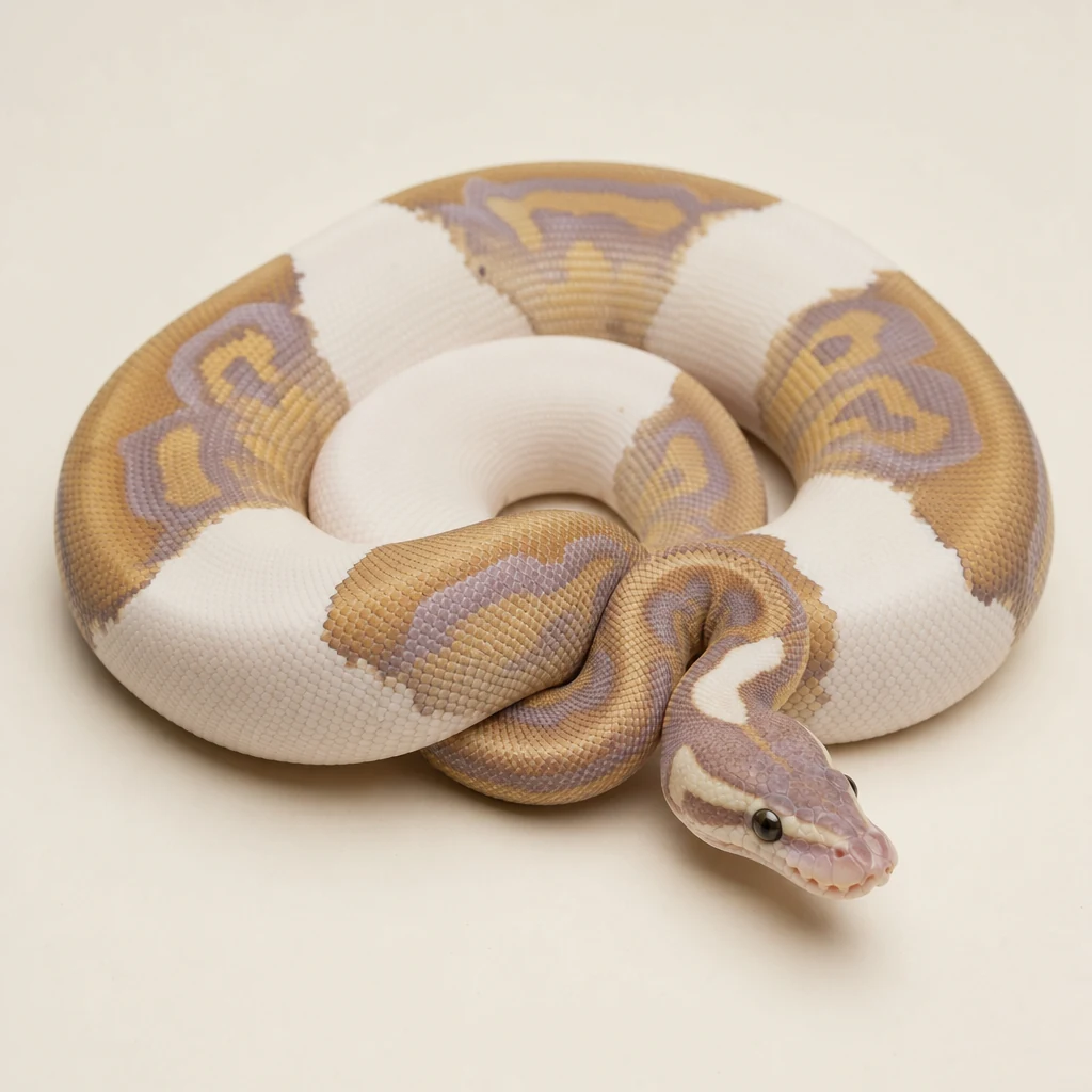 Pastel Pied 100% Het Lavender Albino Female