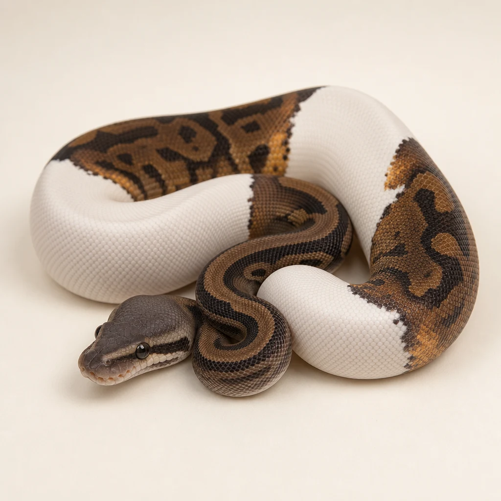 Piebald Het Red Axanthic Female