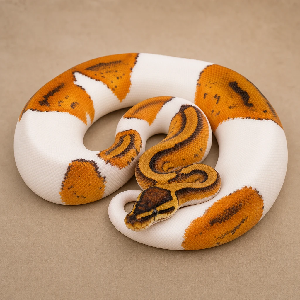 Velvet Clutch Orange Dream Pied Female